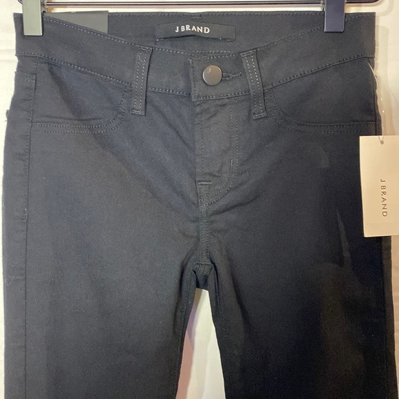 NWT!! J Brand Pitch Super Skinny Low Rise Black Pant Jeans Size 23 - Picture 2 of 9